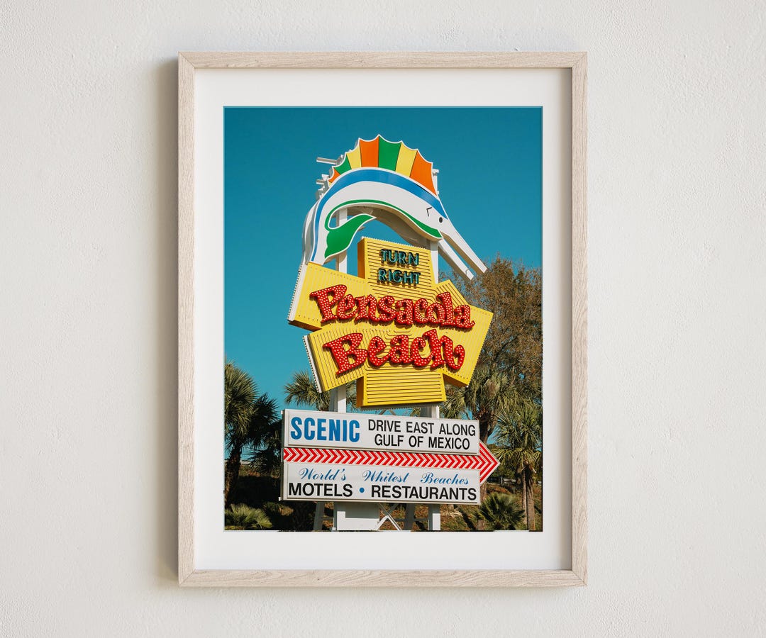 Pensacola Beach Sign, Pensacola Beach Florida Photo, Pensacola Florida ...