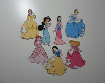 Wall stickers Disney Princesses - Sleeping Beauty , Belle, Cinderella, Snow White, Ariel, Jazmin, Mulan