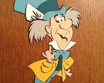 Alice in Wonderland Mad Hatter Die Cut - Party & Table Decor