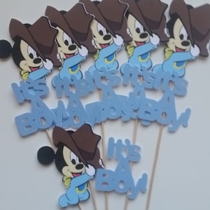 Baby Mickey Mouse, Mickey mouse table centerpieces, Mickey Mouse Party Decor, Mickey Mouse baby shower, It&#39;s a Boy baby shower
