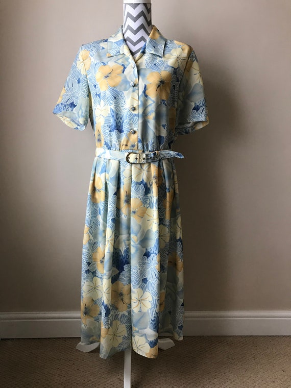 pastel tea dress