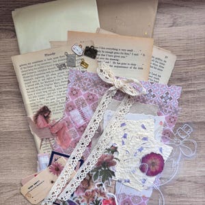 junk journal ephemera mixed pack stickers paper scrapbooking