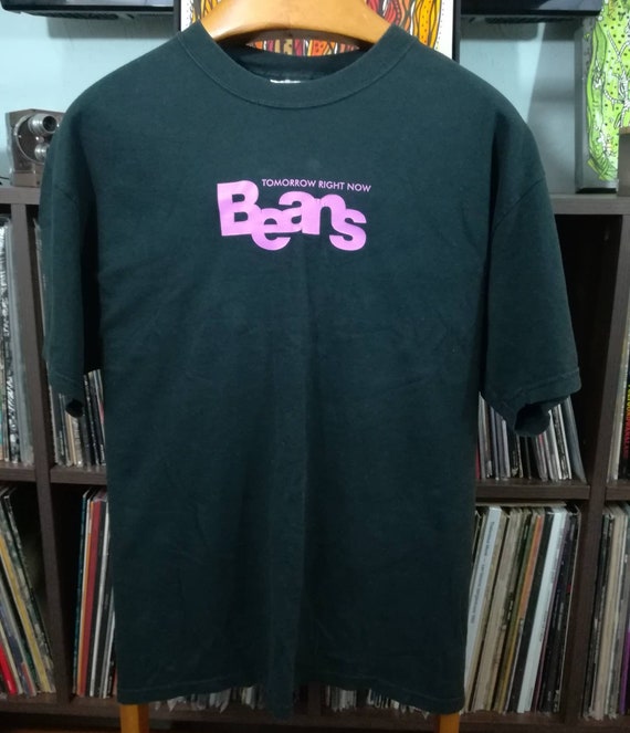 BEANS Tomorrow Right Now L t-shirt Warp Records An