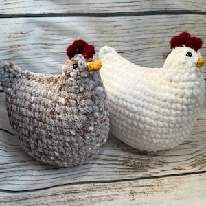 Crochet Chicken stuffed toy animal | Baby shower gift | Amigurumi | Made to order