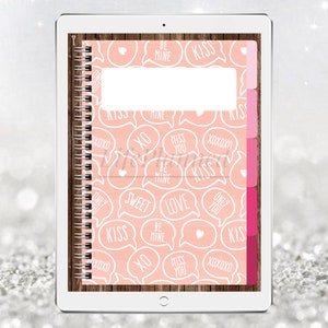 Cuaderno digital 5 Asunto, Enlaces en los que se puede hacer clic, GoodNotes, Digital, Descarga instantánea