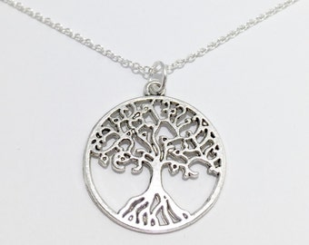 Silver Tree Of Life Necklace/Tree Of Life Necklace