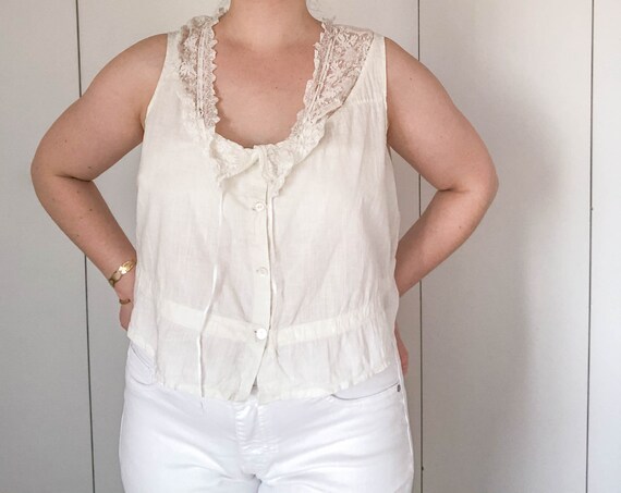 Vintage Antique Top Lace Trim