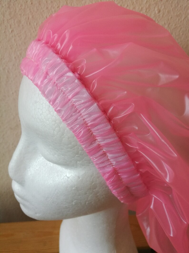 Pretty Pink Soft Shower Caps Etsy