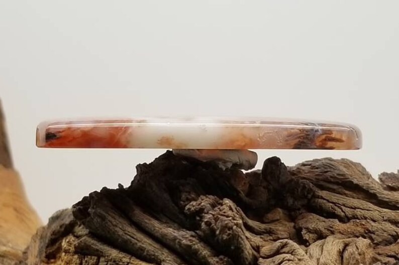 Cady Mountain Sicat Plume Agate Handmade Collector Cabochon