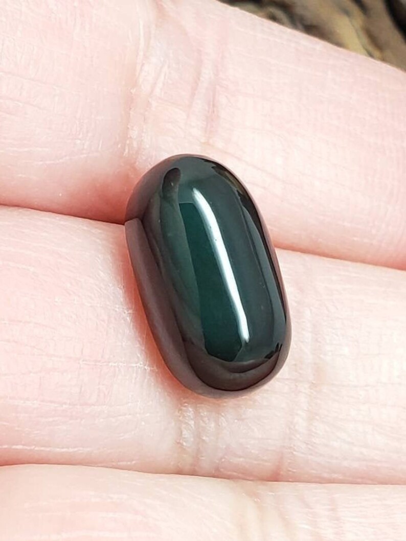 Green Obsidian Freeform Cabochon