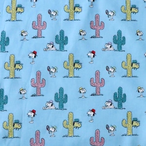 Peanuts Everyday - Spike (Snoopy's Brother) und Cacti - Federn Kreative, 100% Baumwollgewebe - Wählen Sie Ihren Schnitt