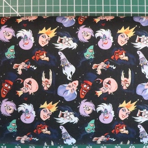 Disney Villians Mayhem - So many Villians - Pattern # 85130802-01 - by Camelot - 100% Cotton Woven Fabric