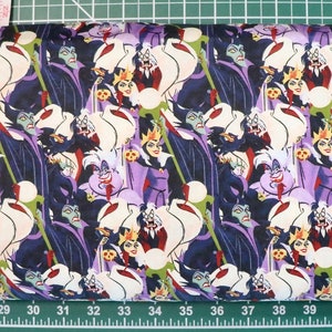 Disney Villians Mayhem - Party of Villians - Pattern # 85130801-01 - by Camelot - 100% Cotton Woven Fabric