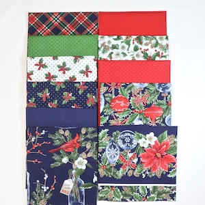 Christmas Traditions 11 Piece Fat Quarter Bundle - Northcott - 100% Cotton Woven Fabrics