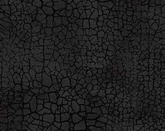 Crackle - Raven Black - Pattern # 9045-99 - by Northcott -100% Cotton Woven Fabric - Choose Your Cut