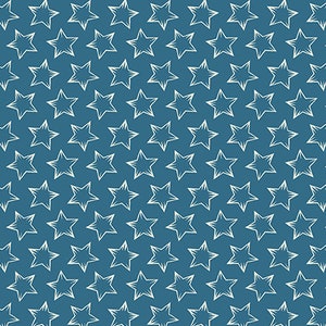 Perfect Union - Glory - Stars - Midnight - Pattern # A-9593-B - by Andover Fabrics - 100% Cotton Woven Fabric, Choose Your Cut