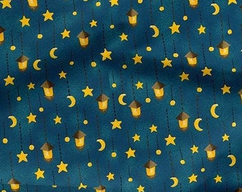 FOREST FABLES - Pattern # 120-19620 - Sparkling Stars and Lanterns - Paintbrush Studio - 100% Cotton Woven Fabric