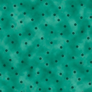 Abra-CAT-Dabra Dot Turquoise - #29669 -Q - by Quilting Treasures - 100% Cotton Woven Fabric - Choose Your Cut