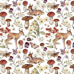 Heavenly Hedgerow - メインホワイト - #90581-10 - Figo Fabrics、Northcott の部門 - 100% コットン織物 - カットをお選びください