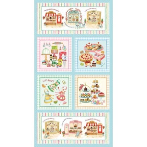 Baked With Love 2/3 Yard Fabric Panel - #DDC11037-MULT-D - Retro Baking - By Michael Miller - 100% Cotton Woven Fabric Panel