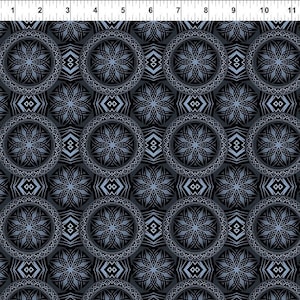 Dragon Emblems Gray - Pattern # 7DRG-2 - In the Beginning Fabrics - 100% Cotton Woven Fabric, Choose Your Cut