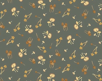 Naturaleza #CD2264 Bosque - Setas del Bosque - de Timeless Treasures - Tejido 100 % algodón - Elige tu corte