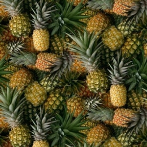 A La Carte - Pineapples - Pattern #51895D-X - Windham Fabrics - 100% Cotton Woven Fabric - Choose Your Cut