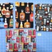 Alcohol Fabric Scrap Bundle, Tequila, Whiskey, Icy Cold Cans of Beer, Frosty Mugs of Beer, 100% Cotton Woven, 7.6 ounces