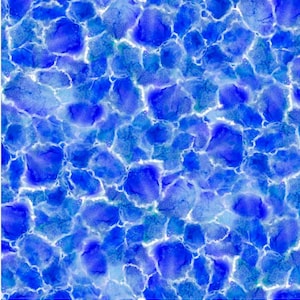 Turtle Odyssey - Water Texture - # 29435 -Y - door QT Fabrics - 100% katoen geweven stof - Kies uw snit