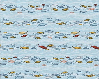 Vita da marinaio per me - Pesce - 12026639 - di Paintbrush Studio - Tessuto di cotone - Scegli il taglio