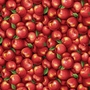 Farmer John&#39;s Garden Party - Pattern # 120-13351 Apples  - by Paintbrush Studio - 100% Cotton Woven - Choose Your Cut