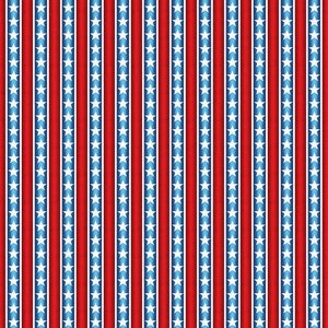 Life&#39;s a Kick - Stars & Stripes - # 1663-77 Blue - Historic Route 66 - America&#39;s Highway - Blank Quilting - 100% Cotton Woven Fabric
