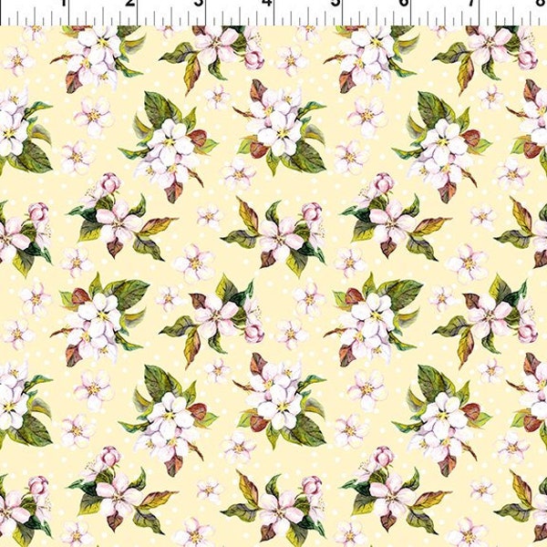 Pretty in Pink Small Blossoms - Pattern # 4PIP 1, In the Beginning Fabrics - 100% Cotton Woven Fabric, Choose Your Cut