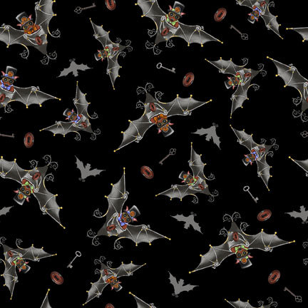 Steampunk Hallow 2 - Bats - #29600 -J - by Quilting Steampunk Hallow 2 - Bats - #29600 -J - by Quilting