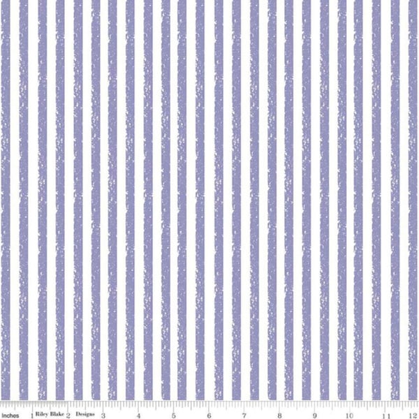 Crayola™ 1/4 Inch Stripe - Wisteria - #C685-Wisteria - by Riley Blake - 100% Cotton Woven Fabric - Choose Your Cut