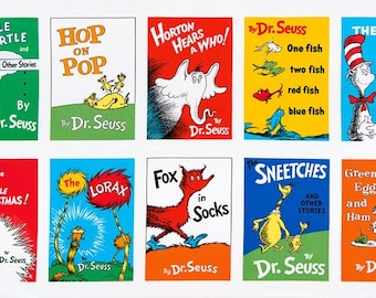 Celebrate Seuss - 2/3 Yard Baumwollstoff - Muster ADE-15668-267 ADVENTURE - von Robert Kaufman - 100% Baumwolle Gewebe