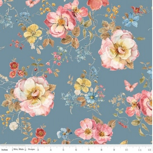 Countryside Main Storm Blue - #C14530-STORM - by Riley Blake - 100% Cotton Woven Fabric - Choose Your Cut