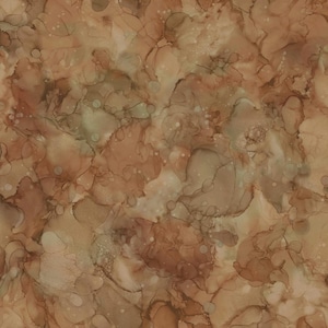 May include: Abstract pattern featuring a blend of warm earth tones. The design showcases a mix of brown, tan, and beige hues with subtle variations in color intensity. The pattern has a watercolor-like effect, with soft edges and fluid shapes.