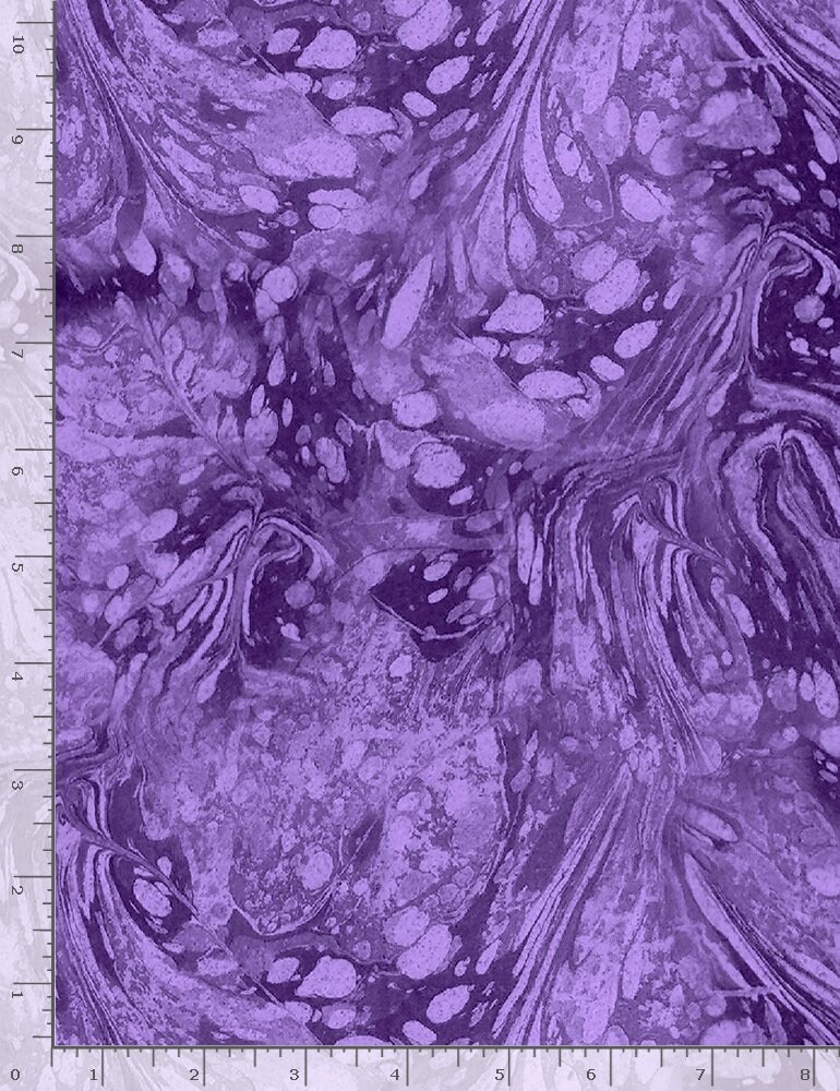 Monet Blender Marble Batik Purple Fabric by the Yard 