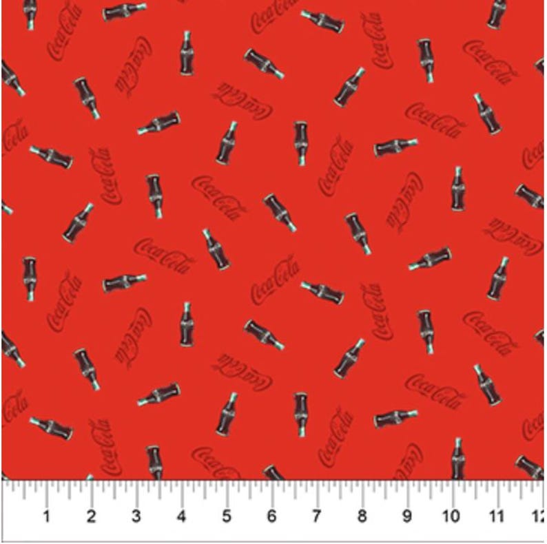 Coca-cola Tossed Bottles - Pattern # CC1008-26 - by Northcott - 100% ...