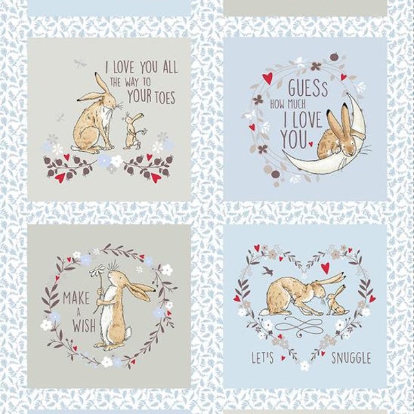 Baby Quilts Guess How Much I Love You Etsy