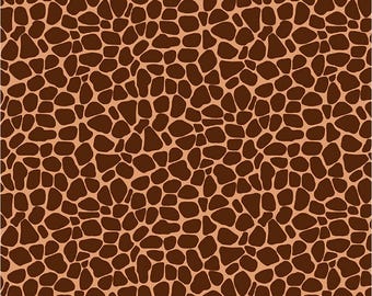 Print Zoe II de girafhuid - # SB20258-280 bruin - by Clothworks - 100% geweven katoen - kies je snit