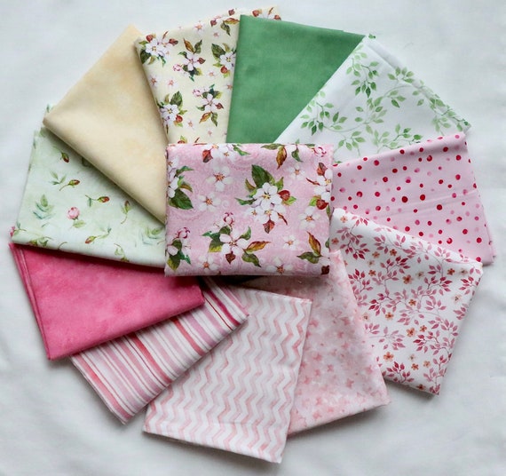 Sewing & Fiber Pretty in Pink Quilt Floral Cotton Fabric by In The