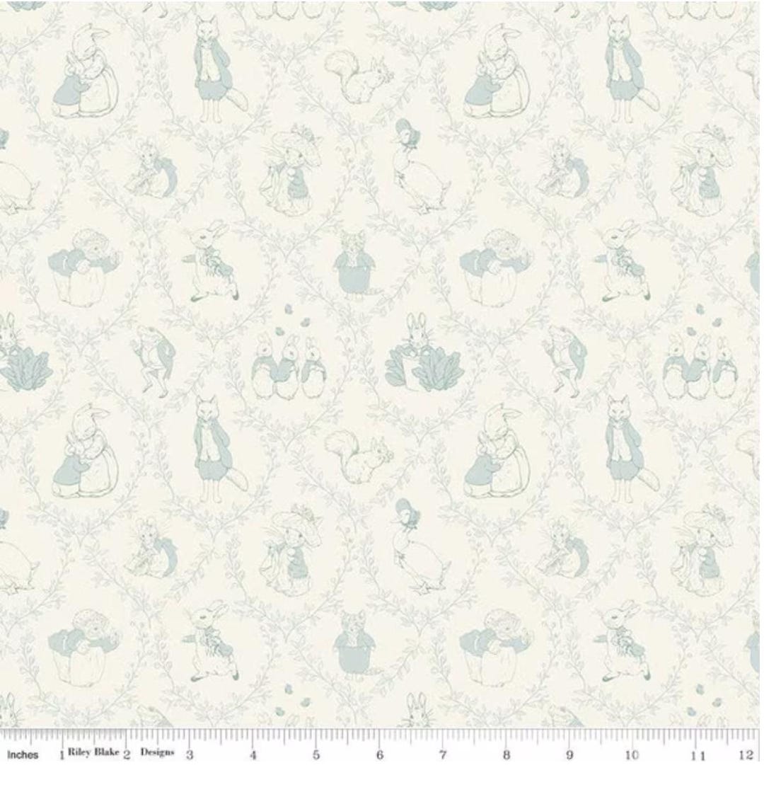 Peter Rabbit™ & Friends Toile Cloud - #C15863-CLOUD - by Riley Blake ...