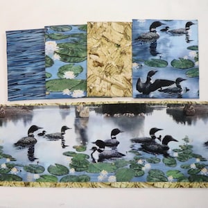 Still Waters - 5 Fat Quarters - Northcott - 100% bawełny tkanej - Można również kupić panel