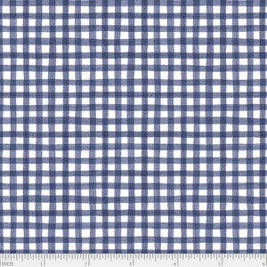 Homemade Happiness - Blue Checks - Pattern # HHAP 4806 B - P & B Textiles, 100% Cotton Woven Fabric, Choose Your Cut