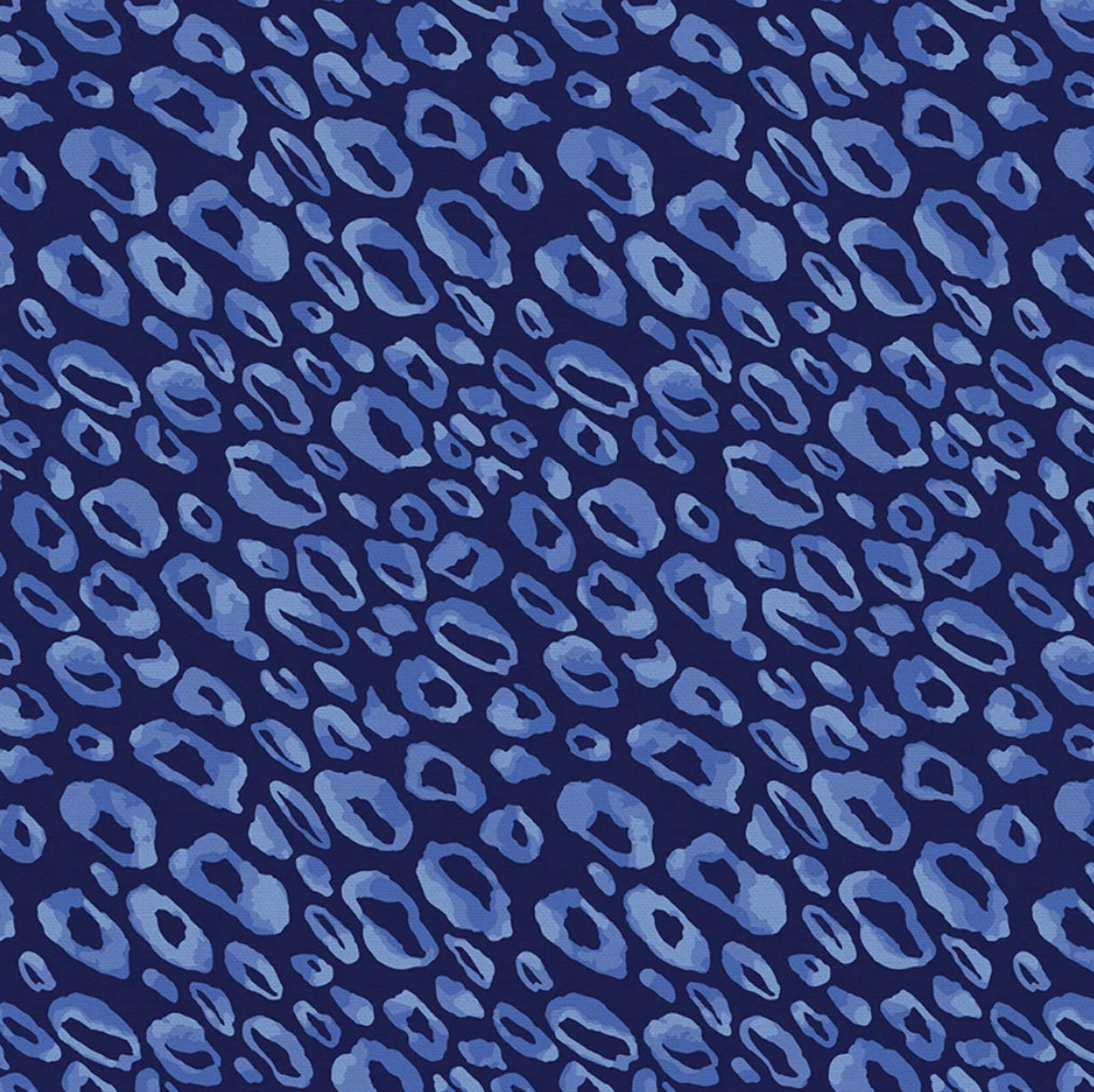 Lula Blue - Cheetah Spots Dark Blue - Pattern # 21771 - by Paintbrush ...