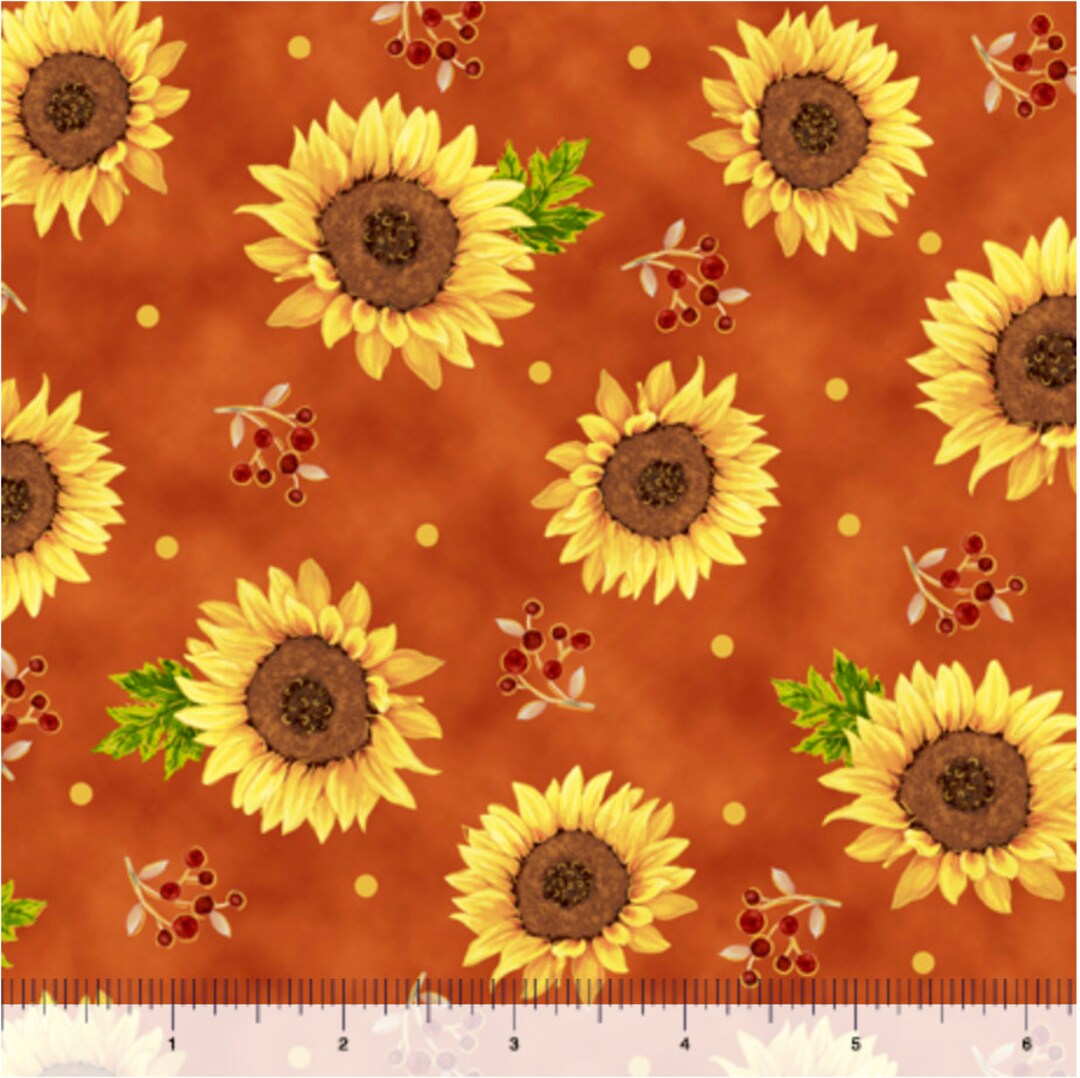 注目ブランド - ひまわり - いつも感謝を # 製 Treasures Quilting - -O 28970 メンテナンス