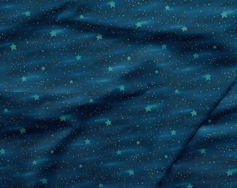 FOREST FABLES - Pattern # 120-19618 - Stars in Night Sky - Paintbrush Studio - 100% Cotton Woven Fabric, Choose Your Cut