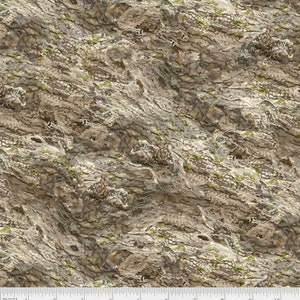 Endeering - Tree Bark - Pattern ENDE 4333 Z - by Abraham Hunter for P & B Textiles - 100% Cotton Woven Fabric, Choose Cut